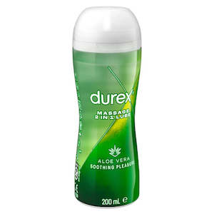 Sexual Health: Durex Play Massage 2 in 1 Gel Intimate Lubricant Aloe Vera 200mL
