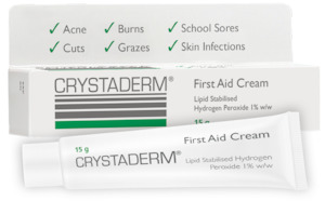 First Aid: Crystaderm Cream 15g