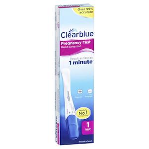 Pregnancy Kits: Clearblue | Rapid Detect Pregnancy Test | 1 Pack