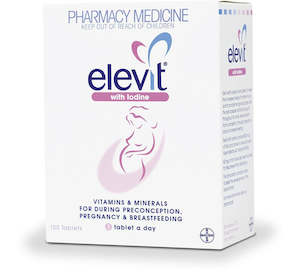 Elevit with Iodine Tablets 100 Tablets