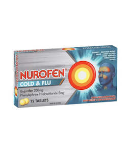 Pain Relief: Nurofen Cold & Flu 12 Tablets
