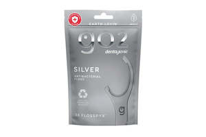 Go2 Dentagenie Silver Antibacterial Flosspyx 36