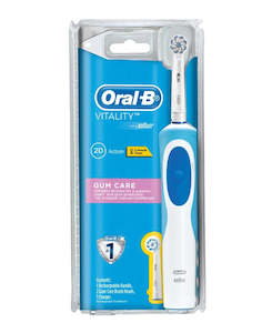 Oral Care: Oral-B Electric Toothbrush Vitality Gum Care + 2 Heads