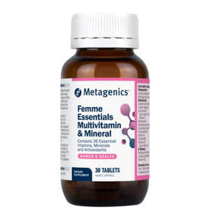 Practitioner: Metagenics Femme Essentials Multivitamin & Mineral 30 Tablets