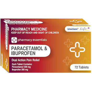 PE Paracetamol + Ibuprofen Tab 72pk