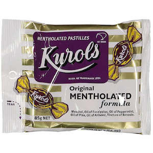 Cough And Cold: KUROLS Mentholated Pastilles 85g