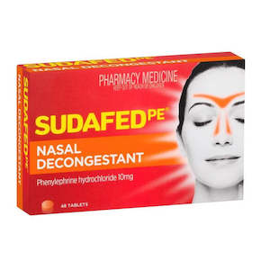 Cough And Cold: SUDAFED PE Nasal Decong Tab 10mg 24s