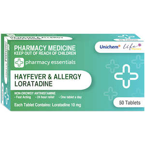 Allergy: PE Loratadine 10mg Tab 50pk