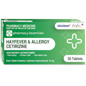 PE Cetirizine10mg Tablets 30pk