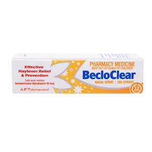 BecloClear Nasal Spray 50mcg