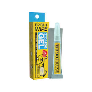 Ears And Eyes: BRIGHTWIPE Stopfog Gel & Microfibre Cloth