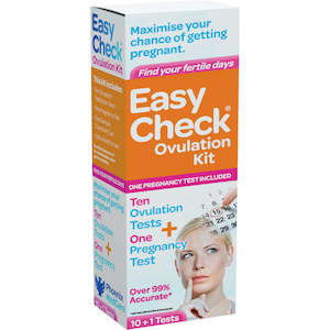 EASYCHECK Ovulation Kit 11pk Orange