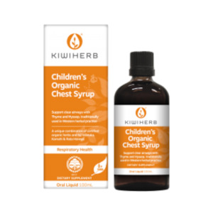 Pregnancy And Baby: Kiwi Herb Child's Organic Chest Syrup