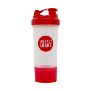 The Lady Shake Shaker Red 600ml