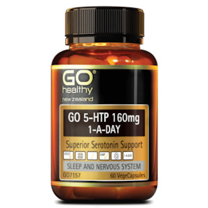 Go Healthy: Go Healthy Go 5HTP 160mg 1-A-Day 60 vege capsules