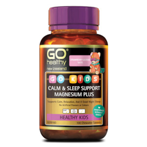 Go Healthy: Go Healthy Go Kids Calm and Sleep Magnesium+ 100 Chewable Tablets