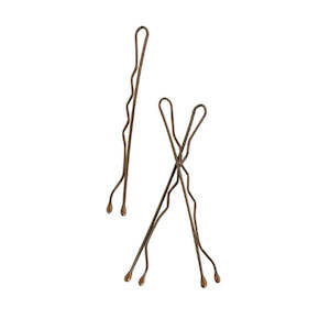 MAE 40-2600BR Bobby Pin 4.5cm Brown 80pk