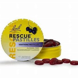 Stress Relief: Bach Rescue Remedy Pastilles Black Currant
