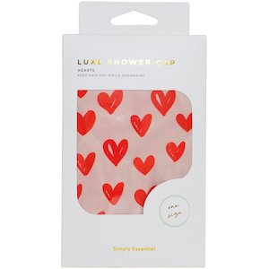Skin Care: Simply Ess 20-1303H Luxury Shower Cap Heart