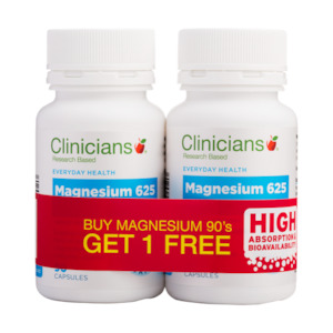 Clinicians Magnesium Capsules 2 x 90s