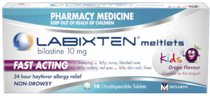 LABIXTEN Melt for Kids Tabs 10mg 10s