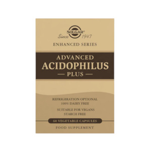 Solgar The Gold Standard In Vitamins: SOLGAR Adv Acidophilus Plus 60pk