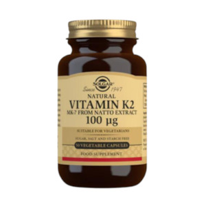 SOLGAR Vitamin K2 Veg Caps 50pk