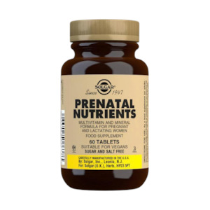 SOLGAR Prenatal Nutrients 60pk