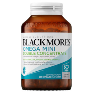 Blackmores Omega Mini Double Concentrate 200s