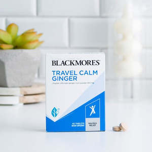 Blackmores Travel Calm Ginger 45 Tablets