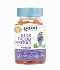 The Good Vitamin Company: Good Vitamin Company KIDS OMEGA 3 SUPPLEMENTS - VEGAN FRIENDLY ALGAE DHA