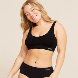 Boody: BOODY Padded Shaper Crop Bra Black M