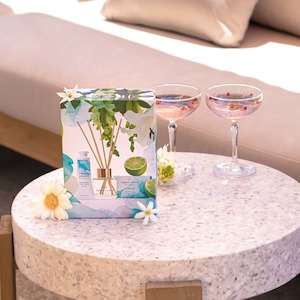 Linden Leaves IB Aqua Lily Body&Soul G/Set