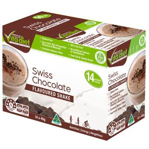 Weight Management Supplements: Vita Diet Swiss Chocolate Shakes 14pk