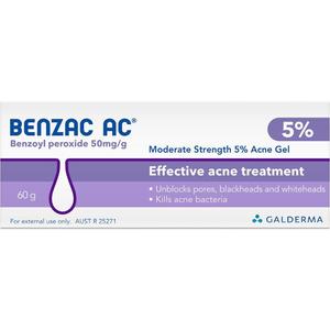 Benzac: Benzac AC Gel 5% 60g