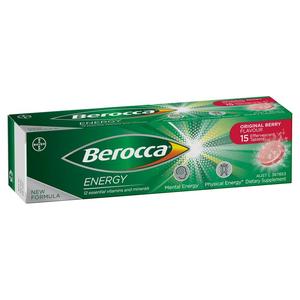 Berocca Energy Original Berry Effervescent Tablets 15s