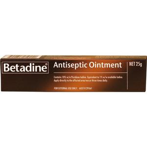 Betadine: Betadine Antiseptic Ointment 25g