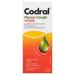 Codral: Codral Mucus Cough & Cold Liquid 200ml