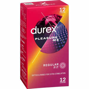 Durex: Durex Condoms Pleasure Me Regular Fit 12pk