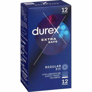 Durex: Durex Condoms Extra Safe Regular Fit 12pk