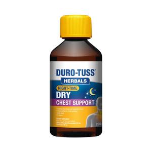 Duro Tuss: Duro-Tuss Herbals Night time Dry Chest Support 200ml