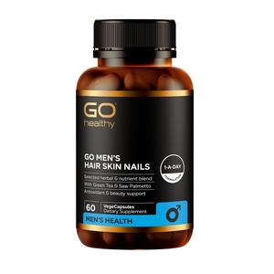 Go Healthy: GO Healthy GO Mens Hair Skin Nails VegeCapsules 60s