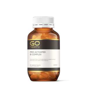 Go Healthy: GO Healthy PRO Activated B Complex VegeCapsules 60s