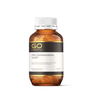 Go Healthy: GO Healthy PRO Ashwagandha Sleep VegeCapsules 60s