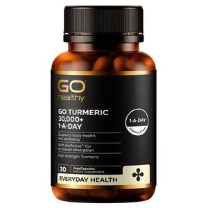 Go Healthy: GO Healthy GO Turmeric 30,000+ 1-A-Day VegeCapsules 30s