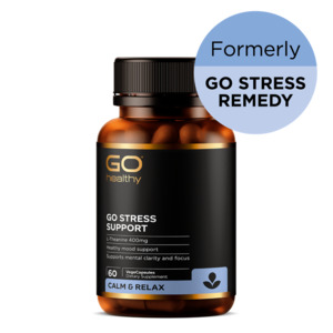 Go Healthy: GO Healthy GO Stress Support VegeCapsules 60s