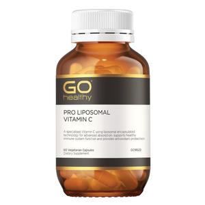 Go Healthy: GO Healthy PRO Liposomal Vitamin C VegeCapsules 60s