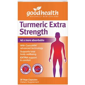 Good Health: Good Health Turmeric Extra Strength Vege Capsules 30s