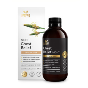 Harker Herbals: Harker Herbals Chest Relief Night Liquid 200ml