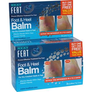 Neat Feat Foot and Heel Balm 2for1 ( 2 x 75g) 2pk